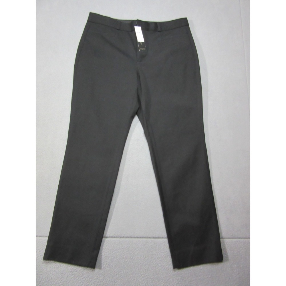 Banana Republic Pants Women 12 Black Stretch Sloan Curvy Fit New Mid Rise